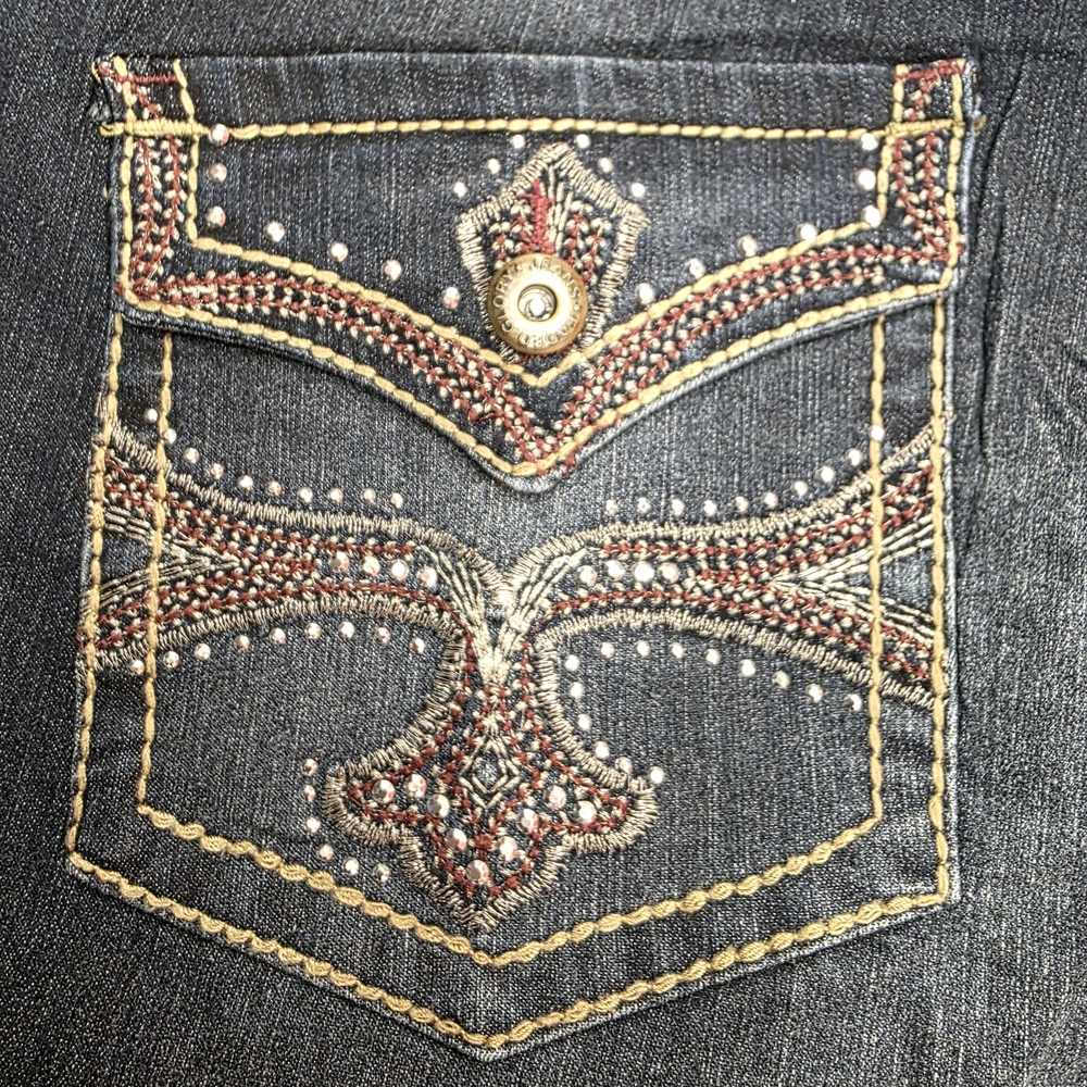 Faded Glory Dark Blue Denim Jeans - Picture 3 of 7